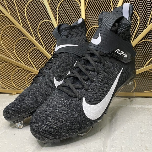Nike Alpha Menace Elite 2 Black White CI1530-001 Football Cleats Men\'s Size 12 main image 7
